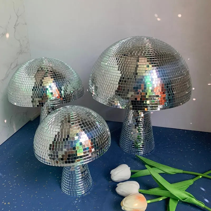 Champignon décoratif miroir disco  Decor Harmony
