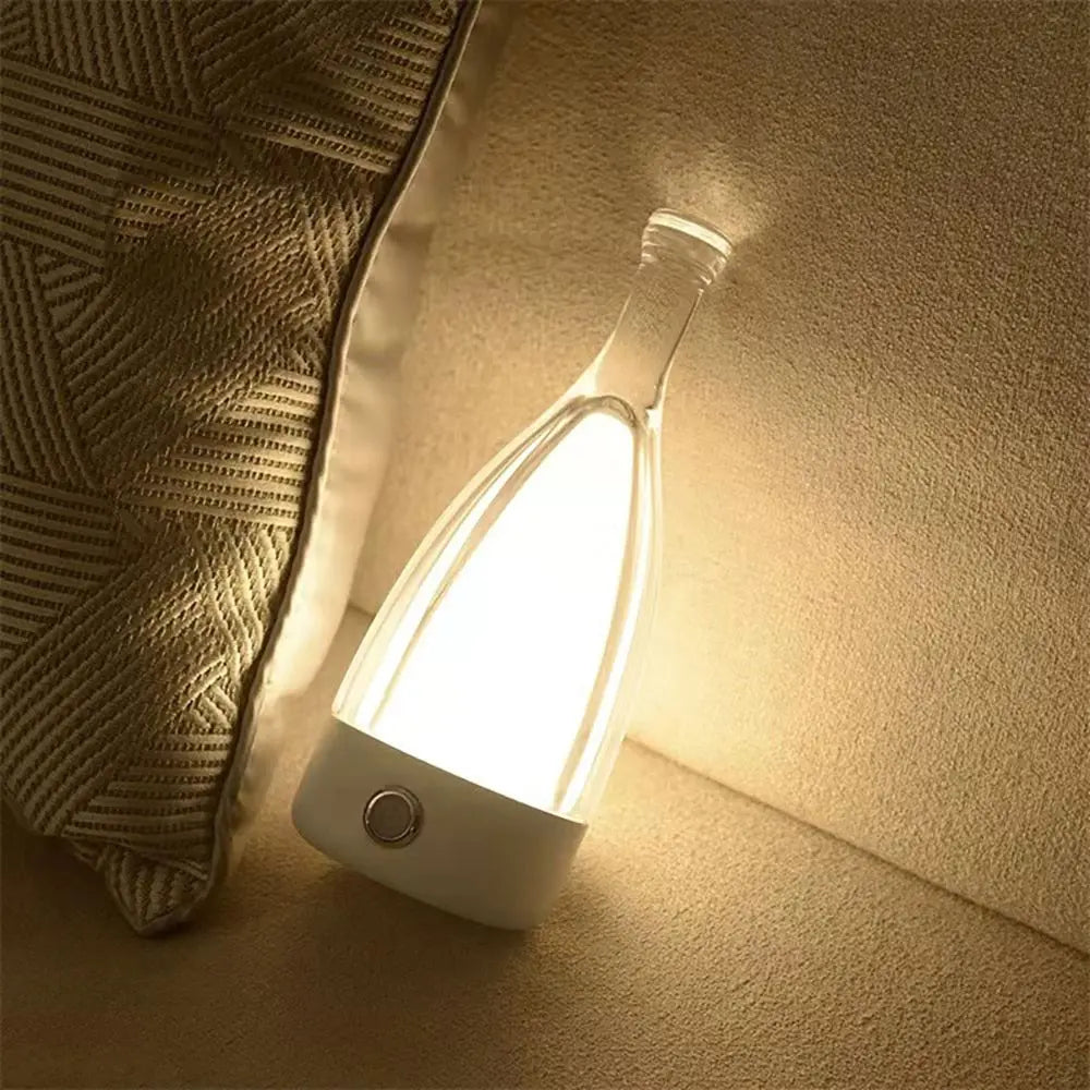 Lampe de table rechargeable sans fil portative en aluminium tactile  Decor Harmony