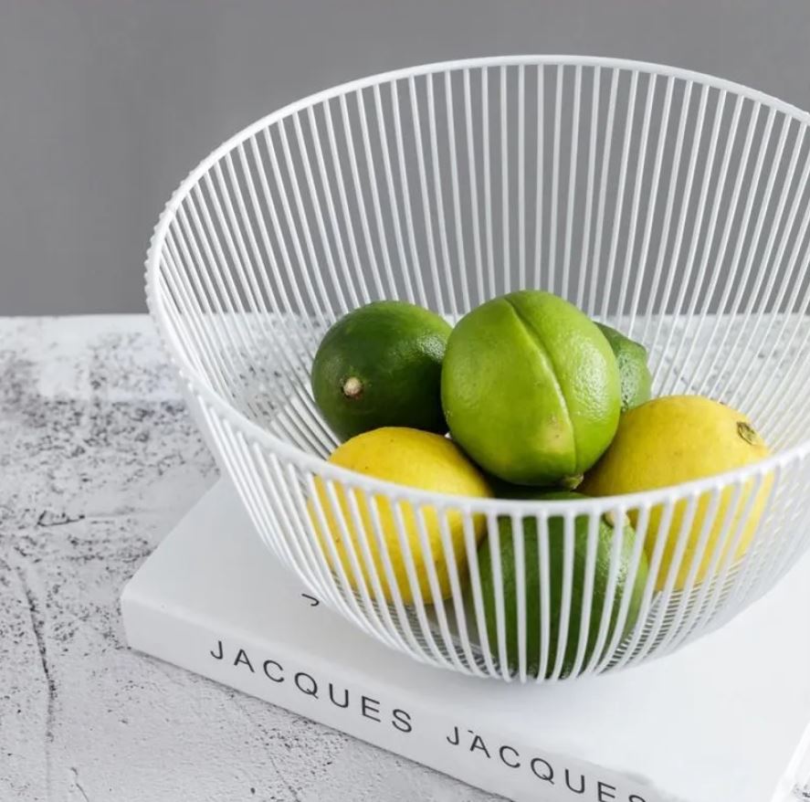 Creative Fruit Basket Countertop Storage Bowl for Snacks Fruit Vegetables Kitchen Display Decorative Dish  Decor Harmony