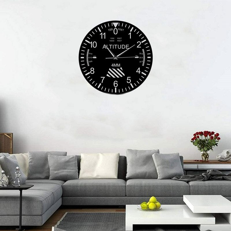 Horloge murale de style altimètre d'avion  Decor Harmony