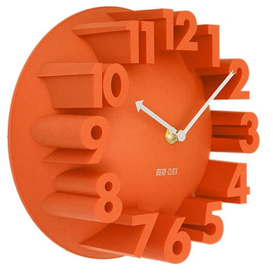 3D number wall clock