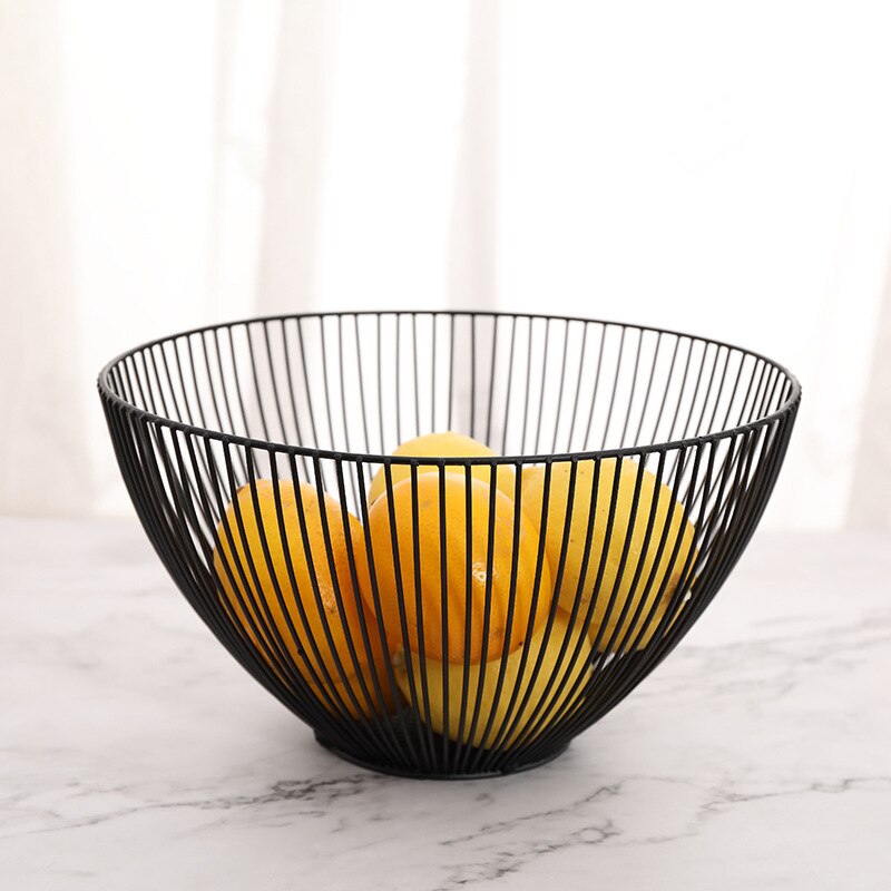 Creative Fruit Basket Countertop Storage Bowl for Snacks Fruit Vegetables Kitchen Display Decorative Dish  Decor Harmony
