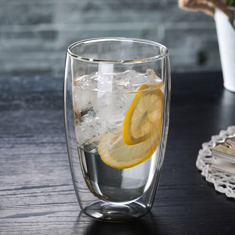 Tasse en verre avec paroi résistante à la température  Decor Harmony