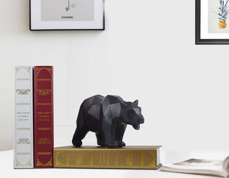 Sculpture d'ours décorative pour la maison moderne  Decor Harmony